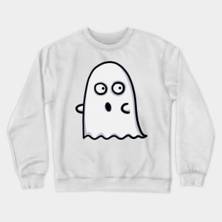 frightened ghost Crewneck Sweatshirt